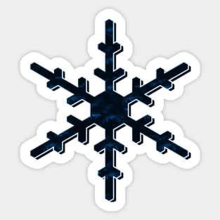 The snow t shirt design Sticker